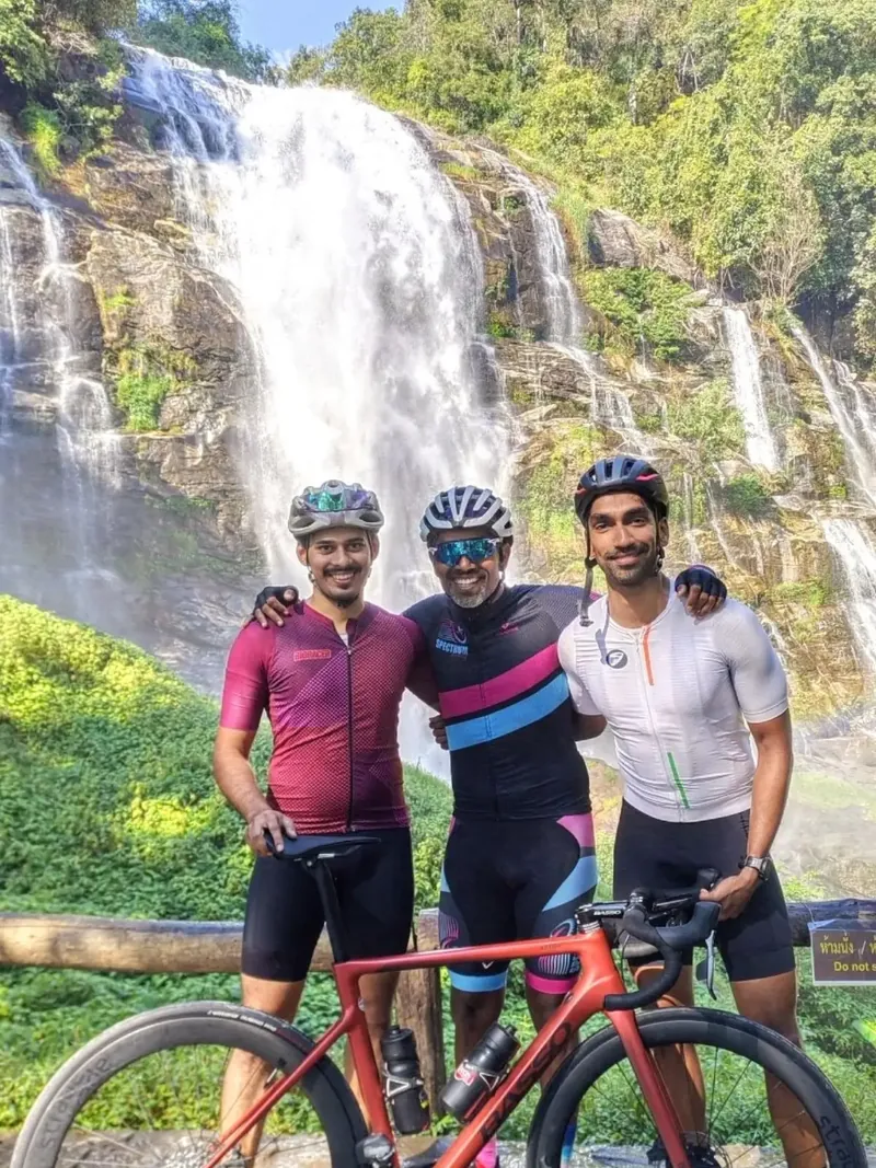 Stopping by at Wachiratan Waterfall, our first stop as we climb through Doi Inthanon National Park on Day 3