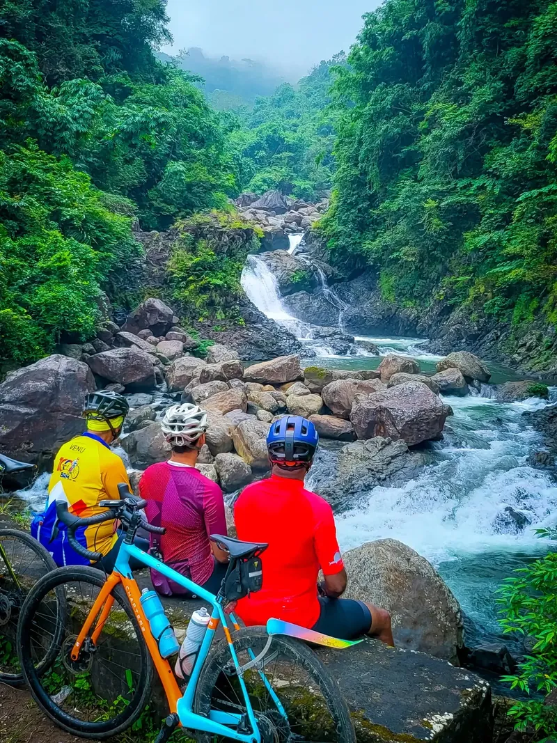 Day 5: One of the countless waterfalls we pass by