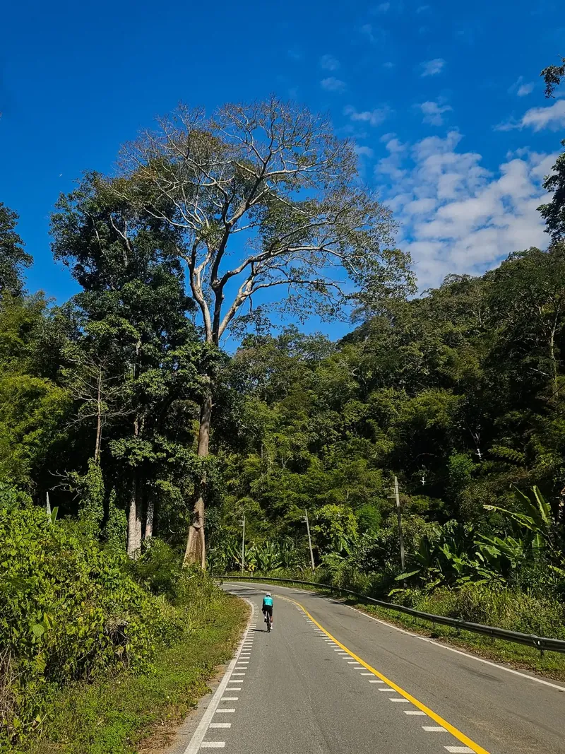 The route from Mae Sariang to Khun Yuam is through some lush green landscape and among the best that the MAE HONG SON loop offers !