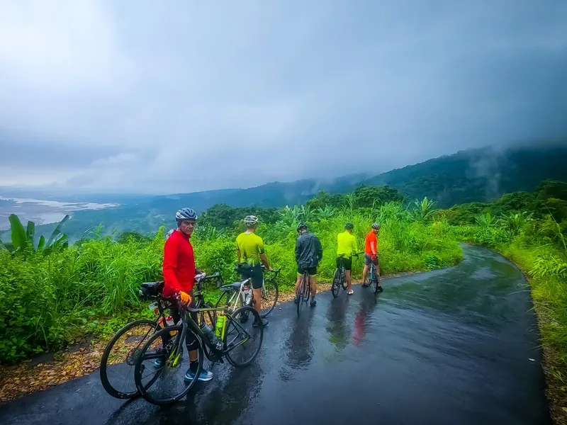 The 'Wild Butterflies' ride was one of our most memorable days cycling in Meghalaya. Those are the plains of Bangladesh in the distance!