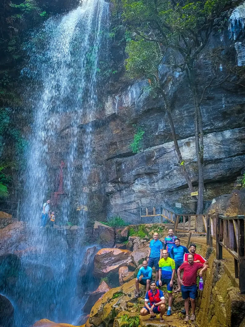 On the last day, we rode our bikes to the Garden of Caves. The place offers stunning views of numerous waterfalls!
